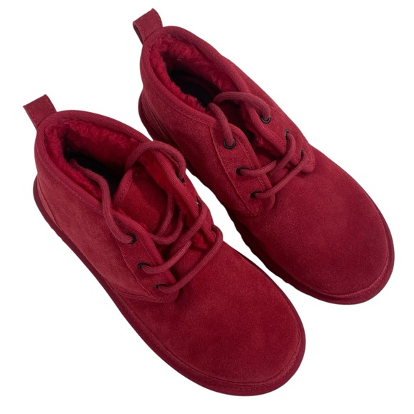 Ugg Neumel Red Chukka Boots Style 3236 Men's Size 7 Shoes - Picture 2 of 8